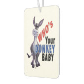 Funny Donkey, wer ist dein Donkey Baby? Autolufterfrischer (Links)
