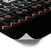 Funny Don't Be Tachy Ems Long Sleeve  Poster (Ecke)