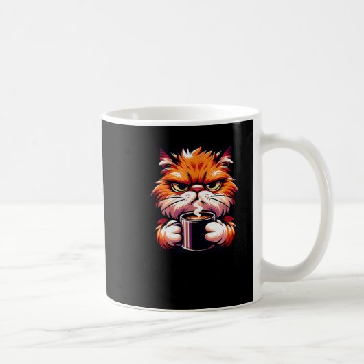 Funny Don't Bother Me Right Meow Cats Cat Coffee M Kaffeetasse (Rechts)
