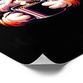 Funny Don't Bother Me Right Meow Cats Cat Coffee M Poster (Ecke)