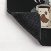 Funny Don't E Me I Fart Easily Black Cat Coffee Fa Mousepad (Ecke)