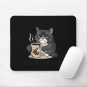 Funny Don't E Me I Fart Easily Black Cat Coffee Fa Mousepad (Mit Mouse)