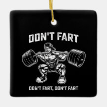 Funny Don't Furz Fitness Gym Workout
