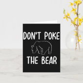 Funny Don't Ke The Bear Joke Sarcastic Family  Karte (Gelbe Blume)