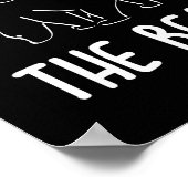 Funny Don't Ke The Bear Joke Sarcastic Family  Poster (Ecke)