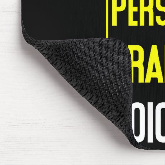 Funny Don't Make Me Use My Trainer Voice Mousepad (Ecke)