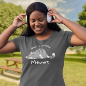 Funny Don't Stress Meowt Cat T-Shirt