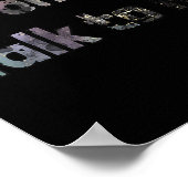 Funny Don't Talk To Me S Quote Don't Talk To Me Co Poster (Ecke)