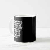 Funny Don't Use A Big Word Writer &amp; Translator Kaffeetasse (Vorderseite Links)