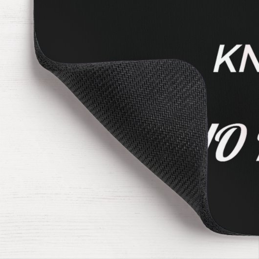 Funny Don't You Know Who I Am_ Statement Gift  Mousepad (Ecke)