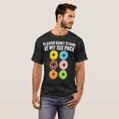Funny Donut 6pack Redewendungen T-Shirt (Vorne ganz)