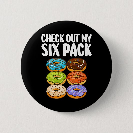 Funny Donut Art für Männer Frauen Doughnut Lover G Button (Vorderseite)