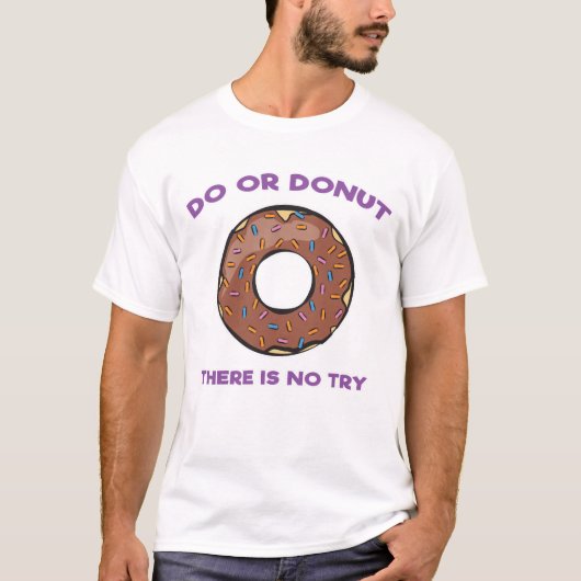 Funny Donut Design T-Shirt (Vorderseite)