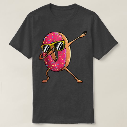 Funny Donut Designs for Boys Kids Girl HipHop Dabb T-Shirt (Design vorne)