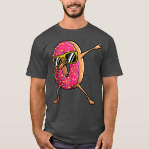 Funny Donut Designs for Boys Kids Girl HipHop Dabb T-Shirt