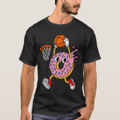 Funny Donut Dunking Basketball Doughnut Food Champ T-Shirt (Vorderseite)