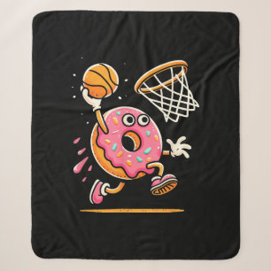 Funny Donut Dunking Basketball Food Champ Sports D Sherpadecke