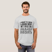 FUNNY DONUT GLAZED DONUTS GUTE KÖRPERT - SHIRT (Vorne ganz)