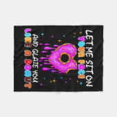 Funny Donut Inappropriate Shirts For Women Adult H Fleecedecke (Vorderseite (Horizontal))