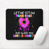 Funny Donut Inappropriate Shirts For Women Adult H Mousepad (Mit Mouse)