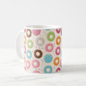 Funny Donut Kaffeetasse (Vorderseite Links)