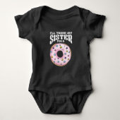 Funny Donut liebend Son Brother Feinschmecker Baby Strampler (Vorderseite)
