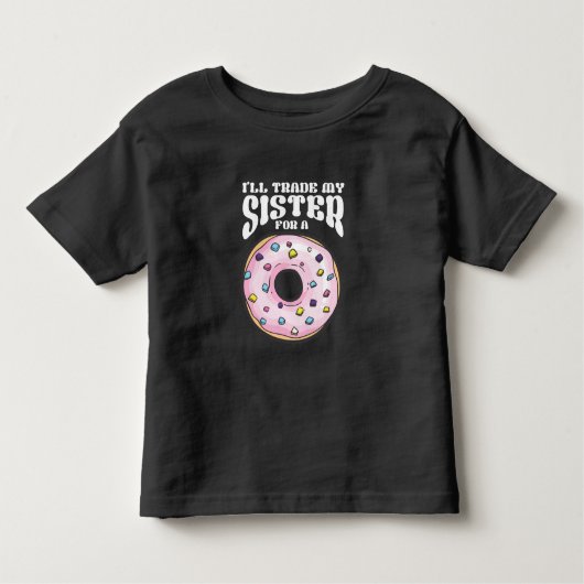 Funny Donut liebend Son Brother Feinschmecker Kleinkind T-shirt (Vorderseite)