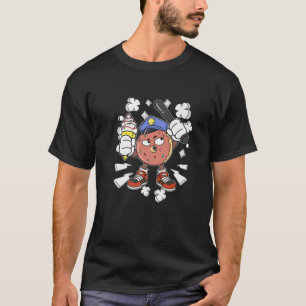 Funny Donut Polizist Candy Police Officer Ice Crea T-Shirt