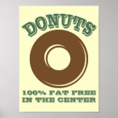 Funny Donut Poster (Vorne)