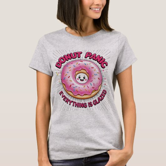 Funny Donut Pub für Donut Day T-Shirt (Vorderseite)
