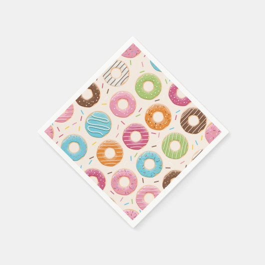 Funny Donut Serviette (Ecke)
