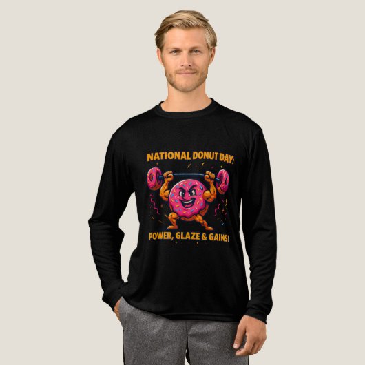 Funny Donut T - Shirt - Sweet, Colorful & Totally  (Volle Vorderseite)