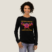 Funny Donut T - Shirt - Sweet, Colorful & Totally (Volle Vorderseite)