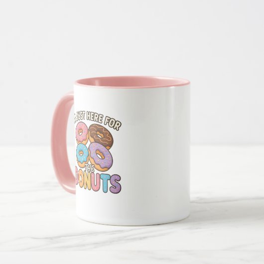 Funny Donut Tasse (Vorderseite Links)