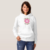 Funny "Donut Worry Be Happy" Pun Hoodie (Vorne ganz)