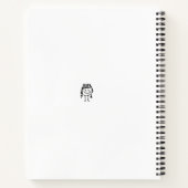 Funny Doodle Art Individuelle Name Artist Sketchbo Notizblock (Rückseite)
