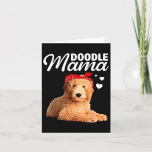 Funny Doodle Mama Design für Mama Frauen Goldendoo Karte