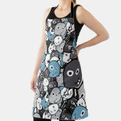 Funny Doodle Monsters Schürze (InSitu)