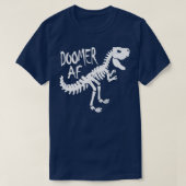 Funny Doomer AF T Rex Dinosaurier Doom und Pflanze T-Shirt (Design vorne)