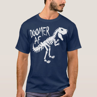 Funny Doomer AF T Rex Dinosaurier Doom und Pflanze T-Shirt