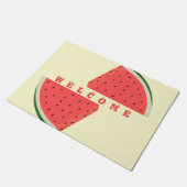 Funny Doormat mit Sweet Watermelon - Willkommen Fußmatte (Schrägansicht)