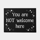 Funny Doormat nicht willkommen Fußmatte (Vorderseite)