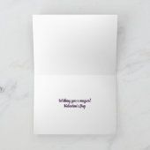 Funny Dopamin Chemie Glitzer Valentine Card Karte (Innenseite)