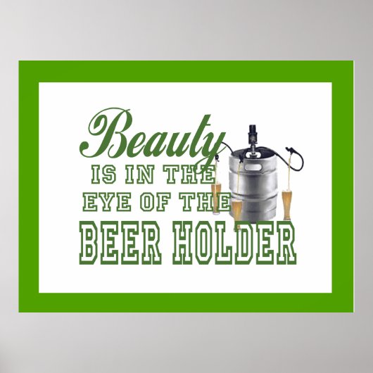 Funny Dorm Man Cave Bachelor Pad Beer Lover Poster (Vorne)