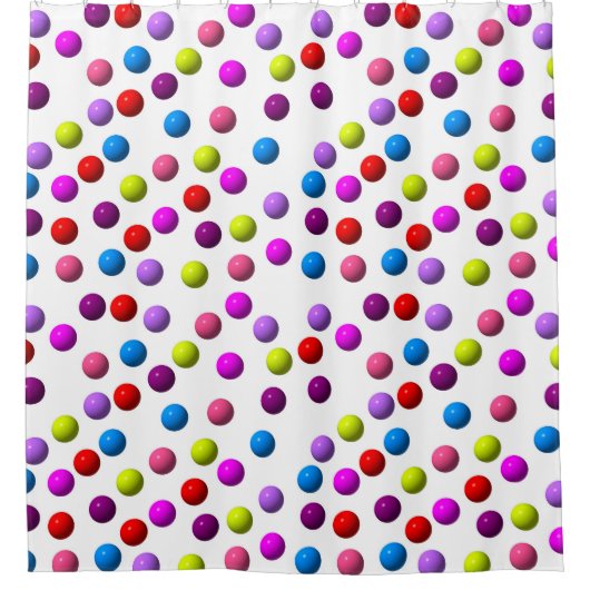 Funny Dots Duschvorhang (Vorderseite)