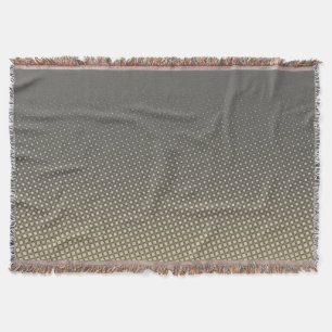 Funny Dots Muster grauer Sand + Ihre Idee Decke