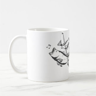 Funny Double Bass Pun Art Jazz Music Upright Bass Kaffeetasse