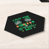 Funny Double Ds im St Paddys Day Patricks Kleeblat Untersetzer (angewinkelt)