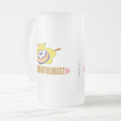 Funny Doughain Mattglas Bierglas (Vorderseite Links)