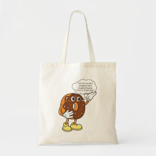 Funny Doughnut Joke Tote Bag Tragetasche